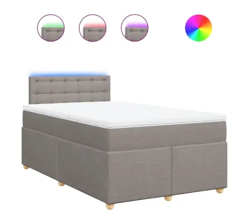 Kontinentaalvoodi Madratsiga, Pruunikashall, 120X200 cm Kangas