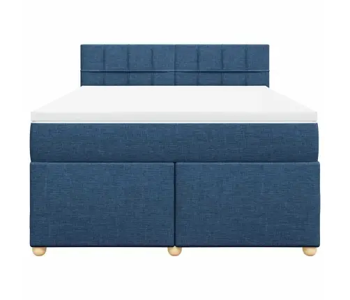 Kontinentaalvoodi Madratsiga, Sinine, 140X190 cm Kangas