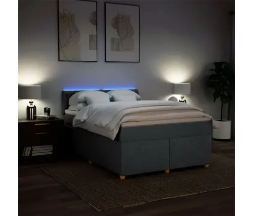 Kontinentaalvoodi Madratsiga,Tumehall, 140X190 cm Kangas