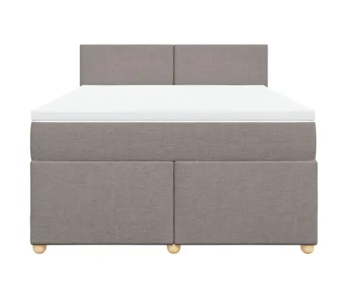 Kontinentaalvoodi Madratsiga, Pruunikashall, 140X200 cm Kangas