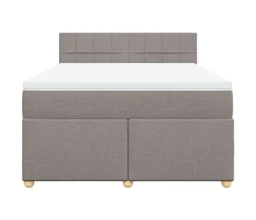 Kontinentaalvoodi Madratsiga, Pruunikashall, 140X200 cm Kangas