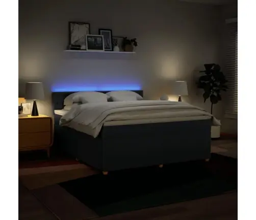 Kontinentaalvoodi Madratsiga, Sinine, 180X200 cm Kangas