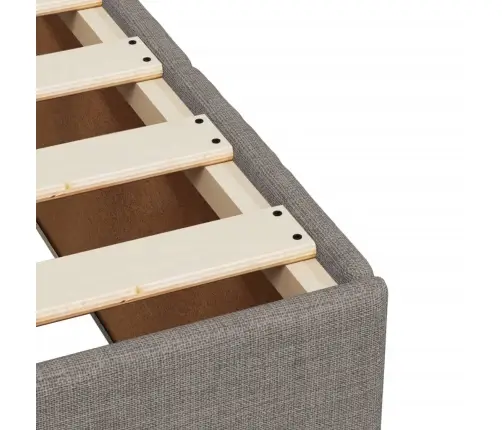 Kontinentaalvoodi Madratsiga, Pruunikashall, 90X200 cm Kangas