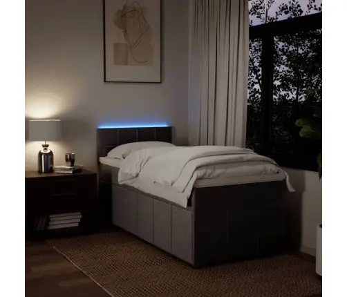 Kontinentaalvoodi Madratsiga, Pruunikashall, 90X200 cm Kangas