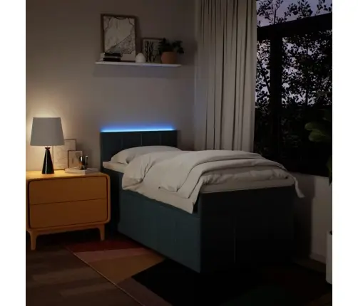 Kontinentaalvoodi Madratsiga, Sinine, 90X200 cm Kangas