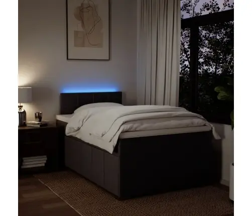 Kontinentaalvoodi Madratsiga, Tumepruun, 120X200 cm Kangas