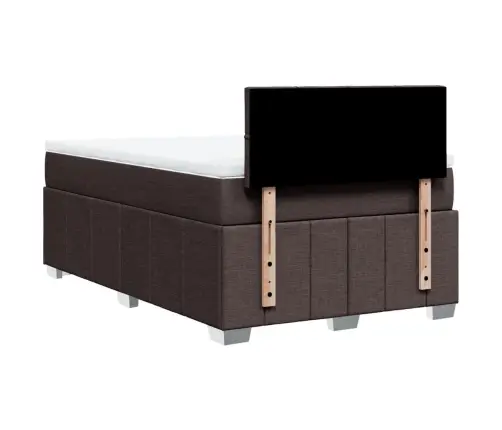 Kontinentaalvoodi Madratsiga, Tumepruun, 120X200 cm Kangas