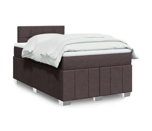 Kontinentaalvoodi Madratsiga, Tumepruun, 120X200 cm Kangas