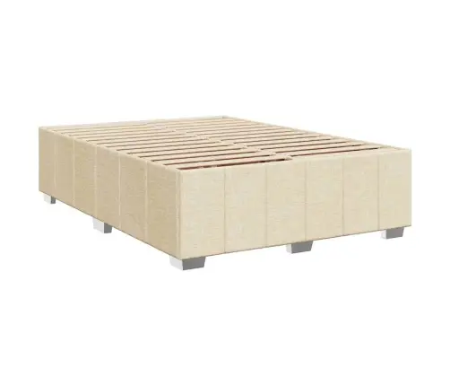 Kontinentaalvoodi Madratsiga, Kreemjas, 140X190 cm Kangas