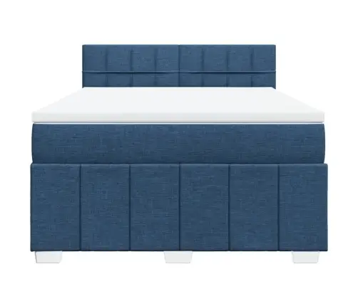 Kontinentaalvoodi Madratsiga, Sinine, 160X200 cm Kangas