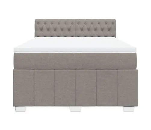 Kontinentaalvoodi Madratsiga, Pruunikashall, 160X200 cm Kangas