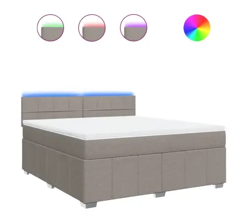 Kontinentaalvoodi Madratsiga, Pruunikashall, 180X200 cm Kangas