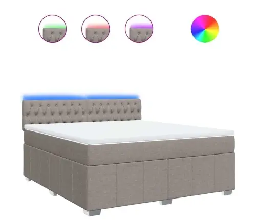 Kontinentaalvoodi Madratsiga, Pruunikashall, 180X200 cm Kangas