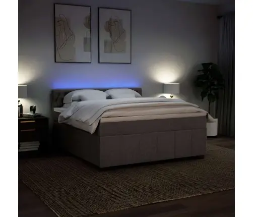 Kontinentaalvoodi Madratsiga, Pruunikashall, 180X200 cm Kangas