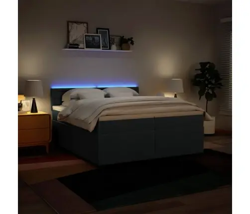 Kontinentaalvoodi Madratsiga, Sinine, 200X200 cm Kangas