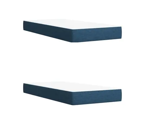 Kontinentaalvoodi Madratsiga, Sinine, 200X200 cm Kangas