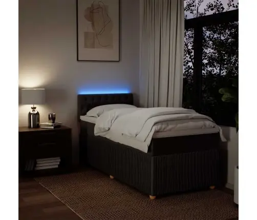 Kontinentaalvoodi Madratsiga, Tumepruun, 90X200 cm Kangas