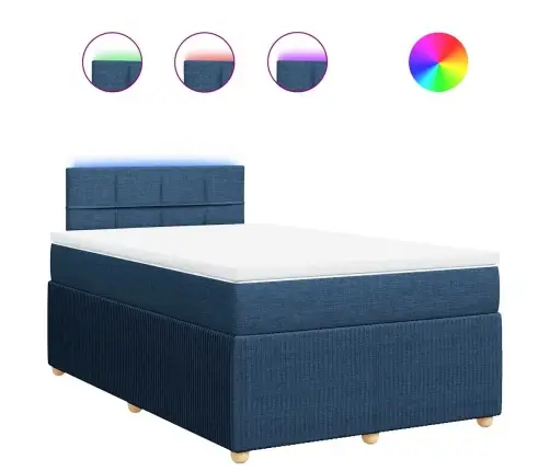 Kontinentaalvoodi Madratsiga, Sinine, 120X200 cm Kangas