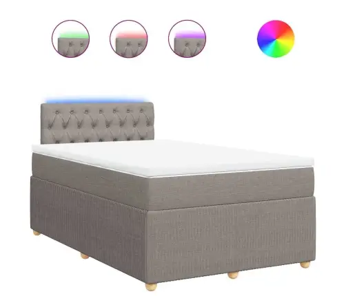 Kontinentaalvoodi Madratsiga, Pruunikashall, 120X200 cm Kangas