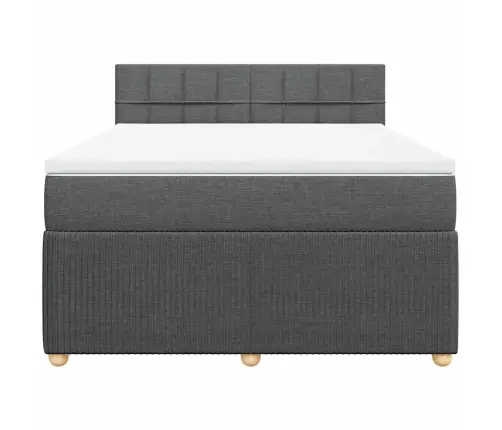 Kontinentaalvoodi Madratsiga,Tumehall, 140X190 cm Kangas