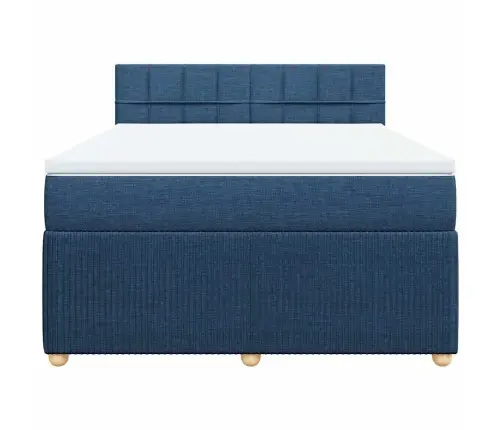 Kontinentaalvoodi Madratsiga, Sinine, 140X190 cm Kangas