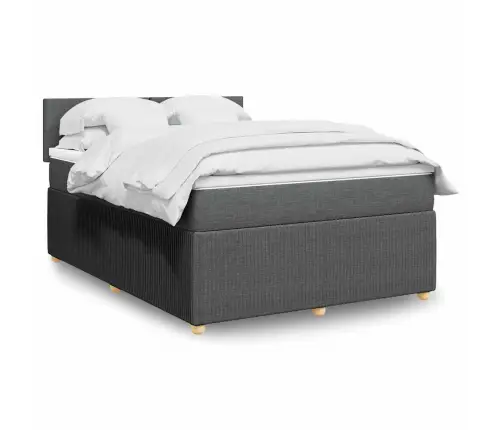 Kontinentaalvoodi Madratsiga, Tumehall, 140X200 cm Kangas