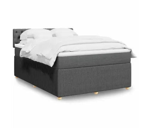 Kontinentaalvoodi Madratsiga, Tumehall, 160X200 cm Kangas