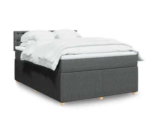 Kontinentaalvoodi Madratsiga, Tumehall, 160X200 cm Kangas