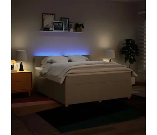 Kontinentaalvoodi Madratsiga, Kreemjas, 180X200 cm Kangas