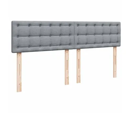 Kontinentaalvoodi Madratsiga, Helehall, 180X200 cm Kangas