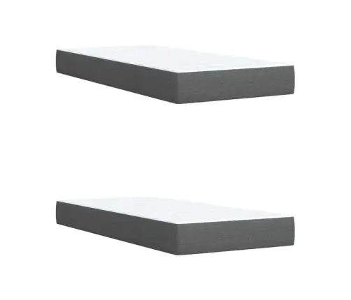 Kontinentaalvoodi Madratsiga, Tumehall, 200X200 cm Kangas