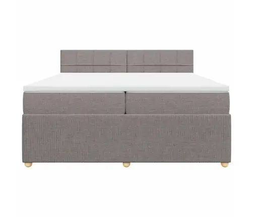 Kontinentaalvoodi Madratsiga, Pruunikashall, 200X200 cm Kangas