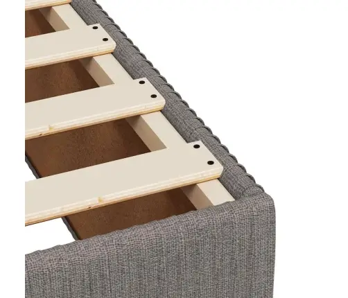 Kontinentaalvoodi Madratsiga, Pruunikashall, 200X200 cm Kangas