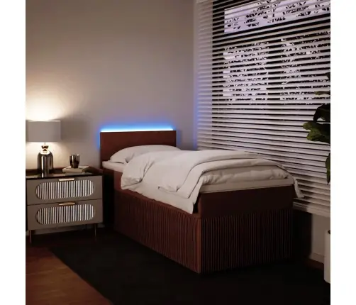 Kontinentaalvoodi Madratsiga, Roosa, 80X200 cm Samet