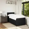 Atsperu Gulta Ar Matraci, Melna Samts, 100X200 Cm Vidaxl Atsperu Gulta Ar Matraci, Melna Samts, 100X200 Cm Vidaxl