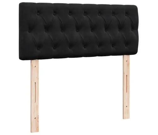 Kontinentaalvoodi Madratsi, Must, 120X190 cm Samet