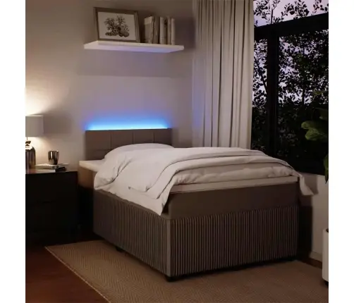 Kontinentaalvoodi Madratsiga, Helehall, 120X200 cm Samet