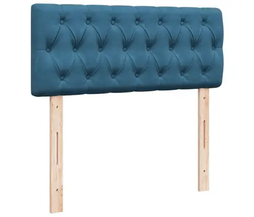 Kontinentaalvoodi Madratsiga, Sinine, 120X200 cm Samet