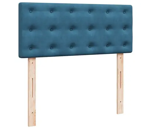 Kontinentaalvoodi Madratsiga, Sinine, 120X200 cm Samet