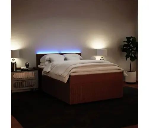 Kontinentaalvoodi Madratsiga, Roosa, 140X200 cm Samet