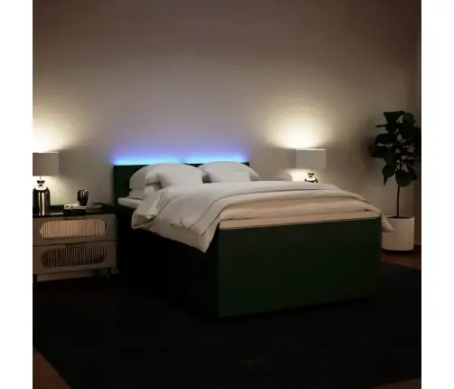 Kontinentaalvoodi Madratsiga, Tumeroheline, 140X200 cm Samet