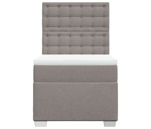 Kontinentaalvoodi Madratsiga, Pruunikashall, 80X200 cm Kangas