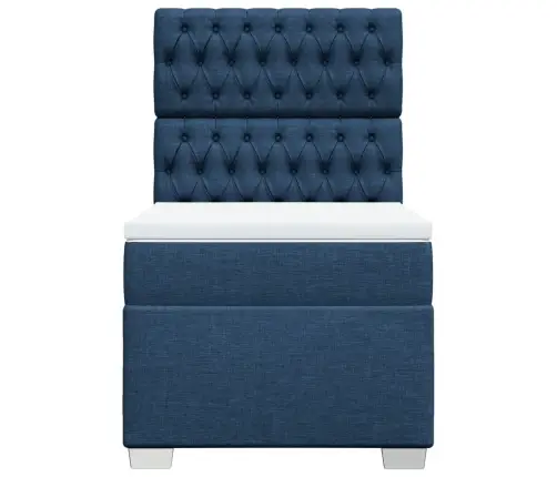 Kontinentaalvoodi Madratsiga, Sinine, 90X190 cm Kangas