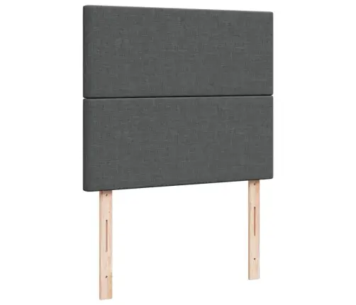 Kontinentaalvoodi Madratsiga, Tumehall, 120 X 190 cm Kangas