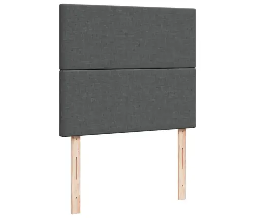 Kontinentaalvoodi Madratsiga, Tumehall, 120X200 cm Kangas