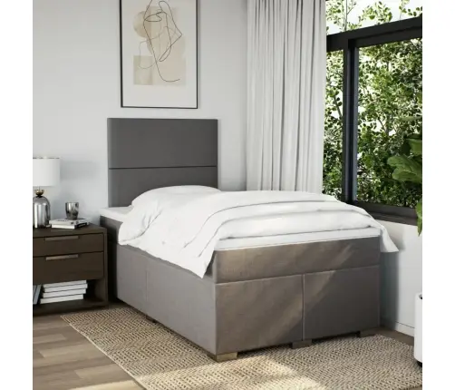 Kontinentaalvoodi Madratsiga, Pruunikashall, 120X200 cm Kangas