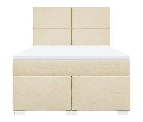 Kontinentaalvoodi Madratsiga, Kreemjas, 140X190 cm Kangas