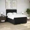 Lova Su Spyruoklėmis Ir Čiužiniu, Juoda, 140X200 cm Audinys Lova Su Spyruoklėmis Ir Čiužiniu, Juoda, 140X200 cm Audinys