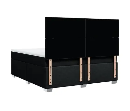 Kontinentaalvoodi Madratsiga, Must, 180X200 cm Kangas