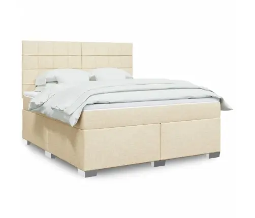 Kontinentaalvoodi Madratsiga, Kreemjas, 180X200 cm Kangas